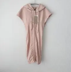 【新品】N°21 刺繍ロゴ入り 半袖 スウェット パーカーワンピースのサムネイル