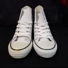 CONVERSE　ALLSTAR ホワイト ハイカット レザー　22.5cm
