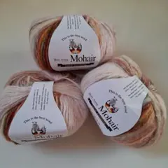 モヘア毛糸 50g ×3玉