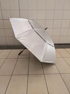 晴雨兼用UVカット傘 シルバー 大型150センチのサムネイル