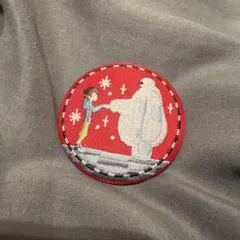 ディズニー　刺繍缶バッチ　ベイマックス