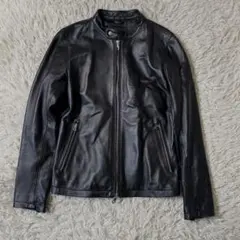 【美品】ハウスオブブルース　ラムレザー　ライダース　ジャケット　M