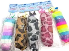 【新品未開封】サンリオキャラクターズ しっぽ型ファーキーホルダー　５種まとめ売りのサムネイル