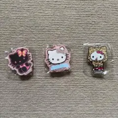 ハローキティ アクリルキーホルダー 3個セット
