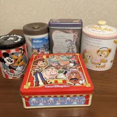 東京ディズニーリゾート シー お菓子缶　5種類まとめ売り 空き缶