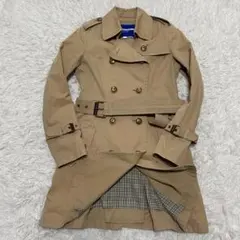 BURBERRYブルーレーベルトレンチコート　ダブル　金ボタン　36