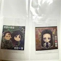 鬼滅の刃 ウエハース 胡蝶カナエ てちてちシール 冨岡義勇 竈門炭治郎