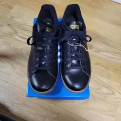 希少・海外限定品】adidas スタンスミス ブラック シボ革 26cm - メルカリ
