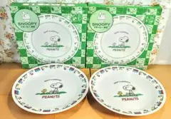 非売品[お皿2個セット]7イレブン/PEANUT スヌーピー ウッドストック