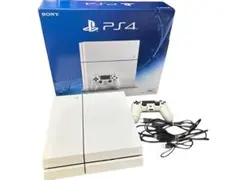 【動作確認済み】ホワイト PS4 本体 500GB コントローラー　コード付き