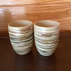 陶器 湯飲み 2個セット