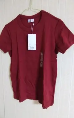 ユニクロ!希少!クルーネック!コットン100!半袖T !新品未使用!ブラウン