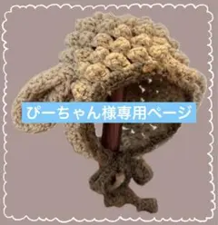 ぴーちゃん様専用ページ　ベビーボンネットと巾着