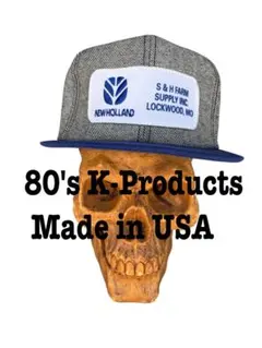 80's K- Products トラッカーCAP アメリカ製 キャップ