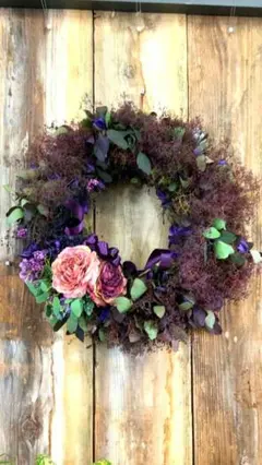 beautifulPurpleblue グラデーションリース36cm beautifulPurpleblue グラデーションリース36cm - メルカリ