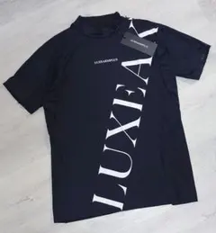 新品Lサイズ ビッグロゴ モックネック半袖Tシャツ ゴルフ ゴルフウェアのサムネイル