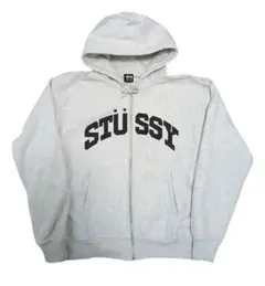 STUSSY ジップパーカー 正規品 アーチロゴ ステューシー