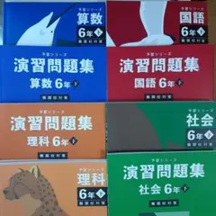 四谷大塚 予習シリーズ＋演習問題集 6年下 難関校対策 4科セット