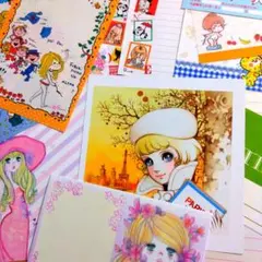 昭和レトロ 乙女 ガーリー ♡紙モノセット バラメモ メモ帳 おすそわけ
