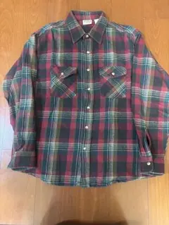 90s FIVE BROTHER USA製ネルシャツ　ファイブブラザー　ヘビネル