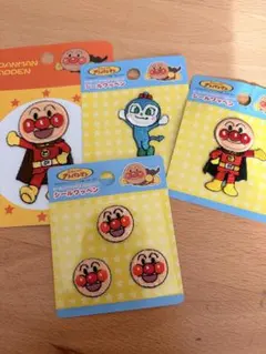 アンパンマン 刺繍ワッペン 4セット