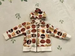 アンパンマンキッズコレクション 100 アンパンマンミュージアム パン柄パーカー