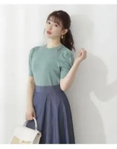 PROPORTION BODY DRESSING パフスリーブニット