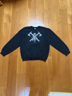 90s GILDAN スウェット ブラック アックス柄 古着 ヴィンテージ