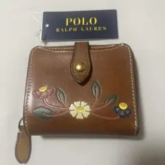 POLO RALPH LAUREN 花柄二つ折り財布