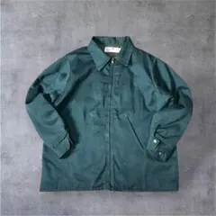 【USA製】ADOLPHE LAFONTワークジャケットキルティング深緑フェード