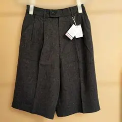 【BAYFLOW】 グレー タックハーフパンツ