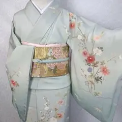 美品　未使用　しつけ糸付き　裄丈長め　正絹訪問着　フルセット4点　卒業式　入学式 nissen（ニッセン）の「高身長 【入学式・卒業式・七五三・フォーマル