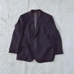 CHRISTIANORANI テーラードジャケット ウール ストライプ シンプル