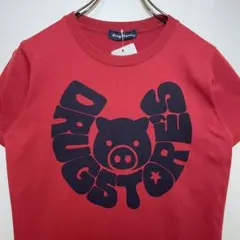 ドラッグストアーズ　Tシャツ サイズ3 デカロゴ　タグ付き　未使用品　新品　古着