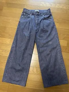 felix様専用monkey time ダークブルー ワイドデニムパンツ