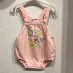 ミキハウス ロンパース ダルマオーバーオール