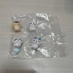 ちいかわケーブルアクセサリー4　くりまんじゅう　ちいかわ　ハチワレ　モモンガ