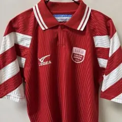 昭和レトロ　ビンテージ早稲田大学サッカーユニフォーム#4エンジasics製L 昭和レトロ ビンテージ早稲田大学サッカーユニフォーム#4エンジasics製
