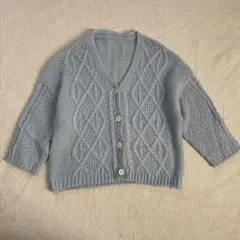 韓国子供服　デザインカーディガン