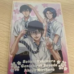 【値下げ】新テニスの王子様　切原赤也　ハガキ　企画　テニプリ　サマバレ 切原赤也】 新テニスの王子様 箔押しミニ色紙コレクション : トレカ