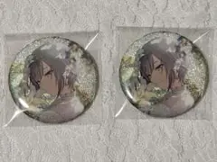 日野森志歩 プロジェクトセカイ グリッター缶バッジ44B 2点セット プロセカ