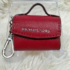 MICHAELKORS レザー コインケース キーホルダー チャーム ボルドー