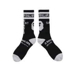 ☆新品未使用☆セントマイケル × ベイプ ソックス☆ブラック☆24SS☆のサムネイル