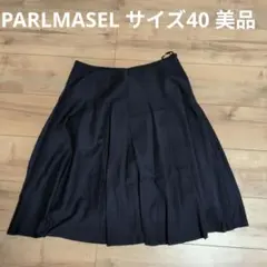 【即日発送】PARLMASELレディース フレアスカート ひざ丈 ネイビー　40のサムネイル