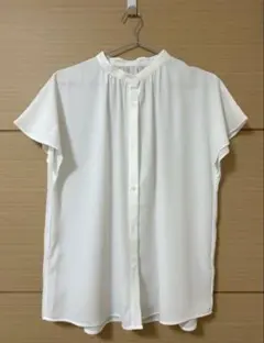 GU ブラウス ノースリーブ ホワイト Mサイズ