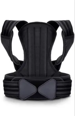 姿勢矯正ベルト 猫背矯正 サポーター 男女兼用 Sサイズ ブラック 新品