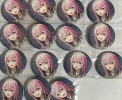 プロセカ　巡音ルカ　１５点グリッター缶バッジ43Aまとめ売り　ビビバス