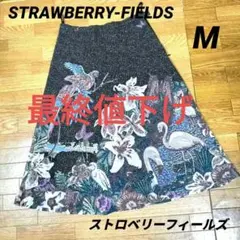 ストロベリーフィールズ　 STRAWBERRY-FIELDSフレアスカート　Mのサムネイル