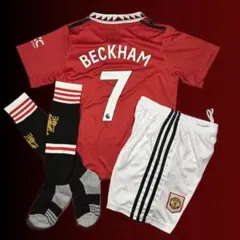 《140サイズ》 ベッカム マンU 襟タイプ サッカー ユニフォーム 新品