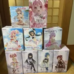 プライズフィギュア 9体セット まどマギ等美少女フィギュア